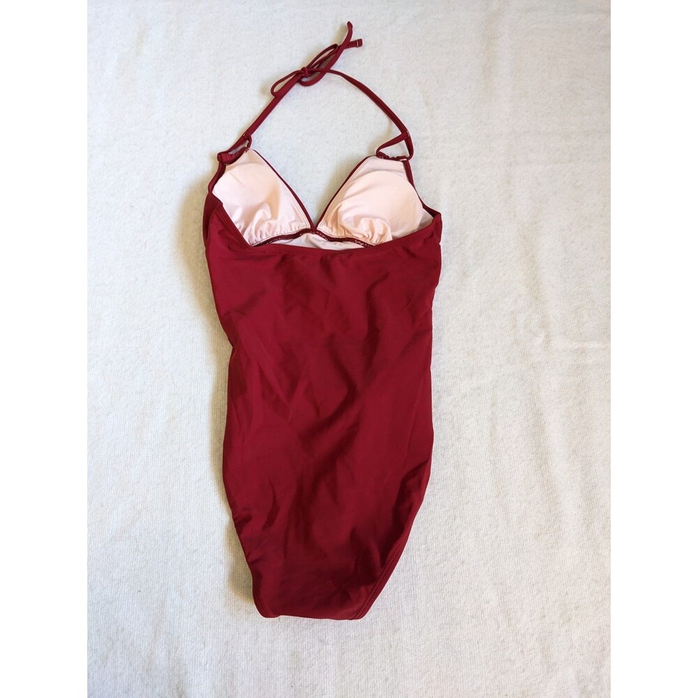 CUPSHE NEW RED ONE PIECE SWIMSUIT Sz Small - Picture 2 of 4